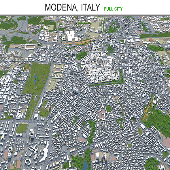 Modena city Italy - 3Docean 29345697