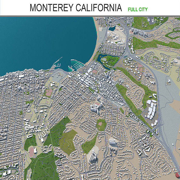 Monterey city California - 3Docean 29347522