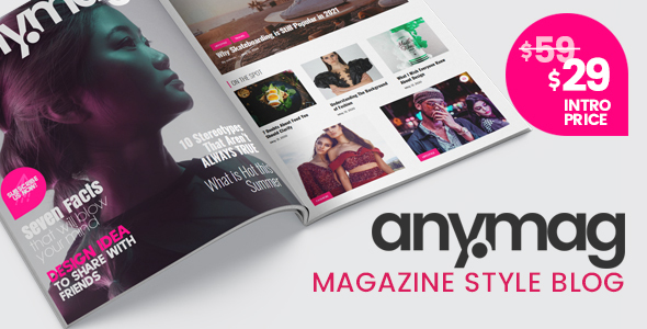 Anymag – Magazine Style WordPress Blog