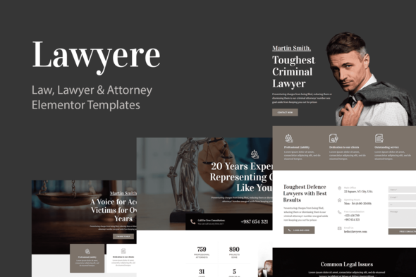 Lawyere - LegalAttorney - ThemeForest 26164000