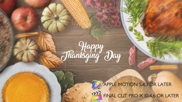 Thanksgiving Special Promo - Apple Motion
