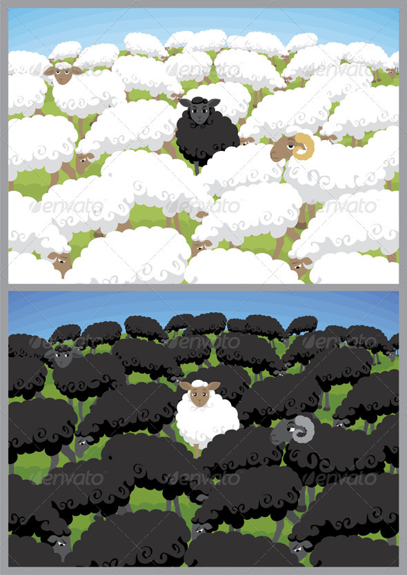 Black Sheep - Characters Vectors