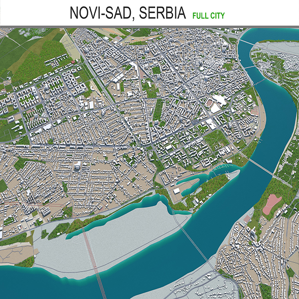 Novi Sad city - 3Docean 29350414