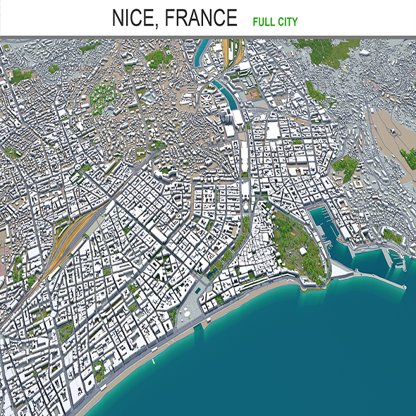 Nice city France - 3Docean 29350542