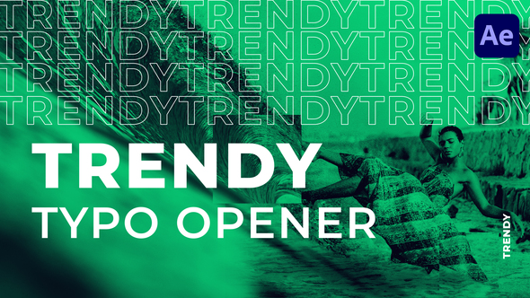 Trendy Typo Opener - VideoHive 23307494