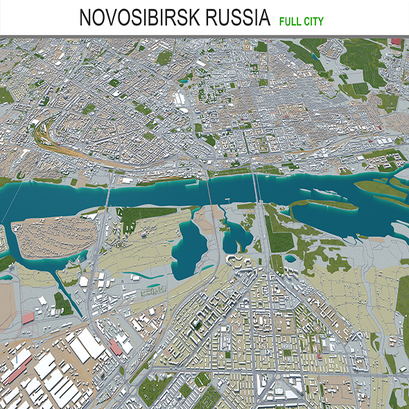 Novosibirsk city Russia - 3Docean 29351101