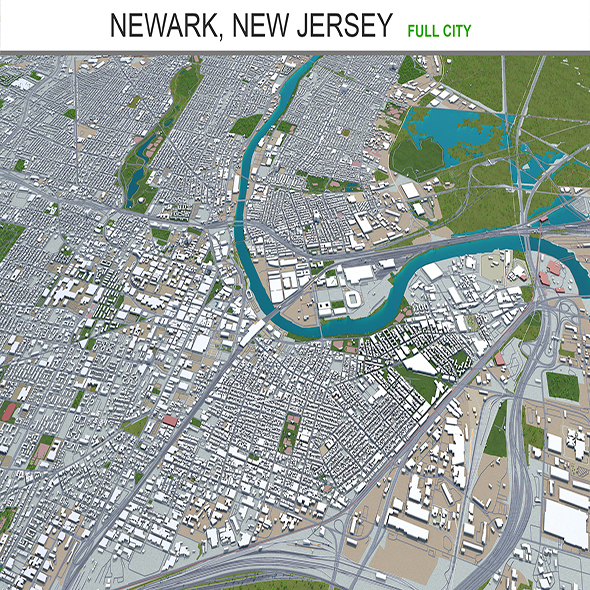 Newark city New - 3Docean 29355042