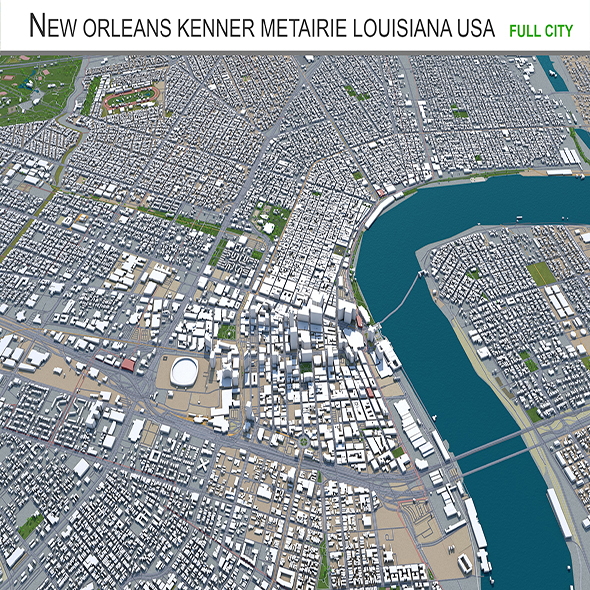 New Orleans city - 3Docean 29355068