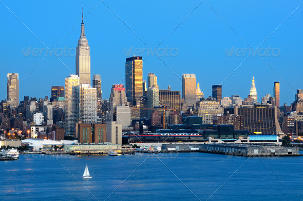 New York City Skyline - Stock Photo - Images