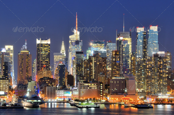 New York City Skyline - Stock Photo - Images
