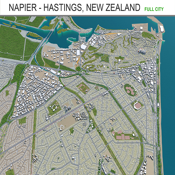 Napier Hastings city - 3Docean 29360535