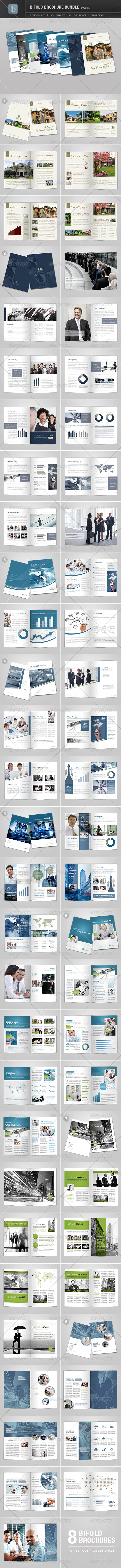 Bifold Brochure Bundle | Volume 1 - Brochures Print Templates