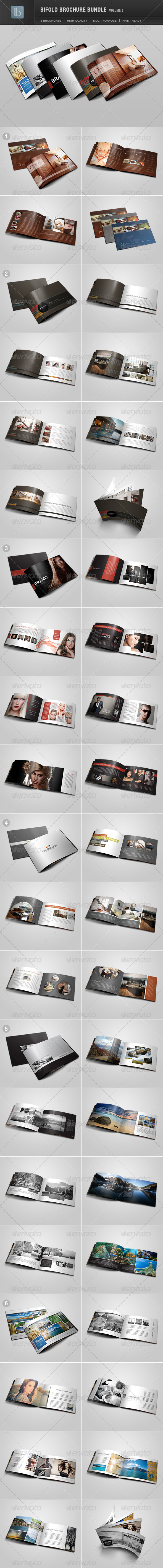 Bifold Brochure Bundle | Volume 2 - Brochures Print Templates