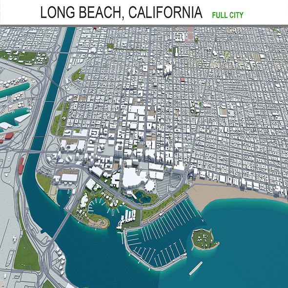 Long Beach city - 3Docean 29362100