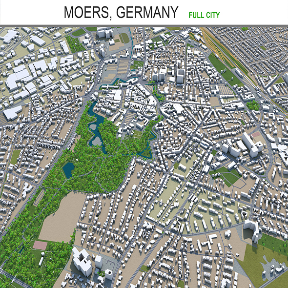 Moers city Germany - 3Docean 29363718