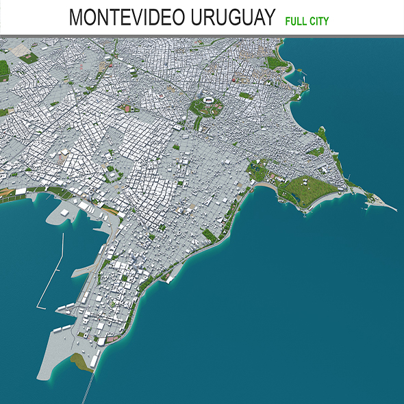 Montevideo city Uruguay - 3Docean 29363734