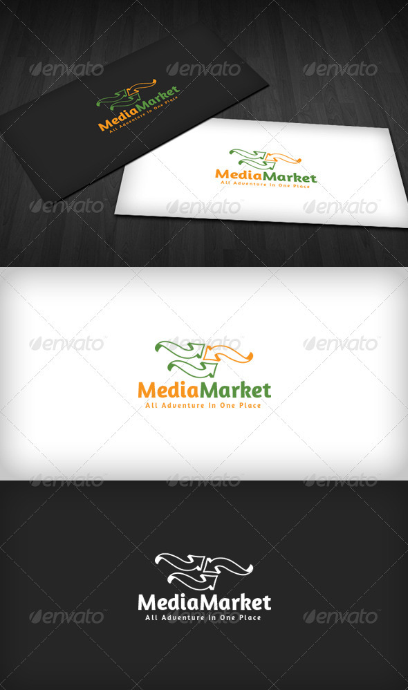 Media Market Logo - Vector Abstract