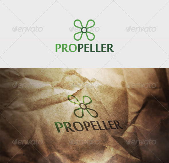 Propeller Logo - Vector Abstract
