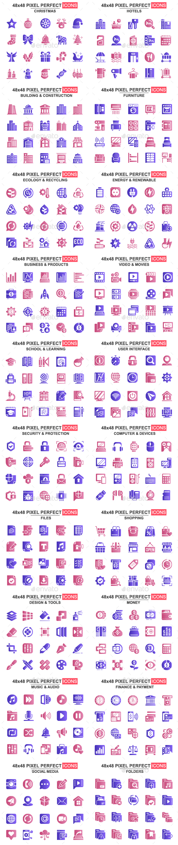 UI Glyph Icons Pack