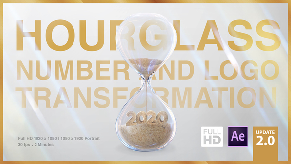 Hourglass Number and - VideoHive 25550747