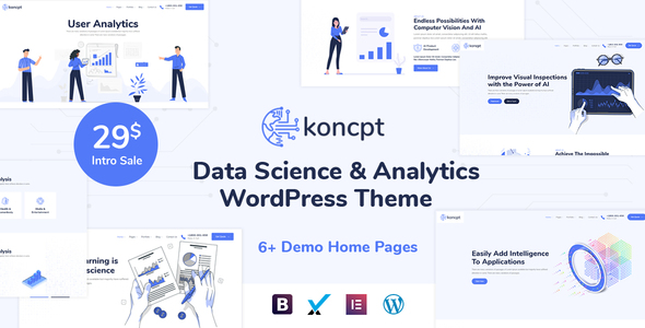 koncpt – Data Science & Analytics WordPress Theme