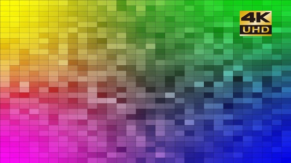 Colorful Pixel Wall