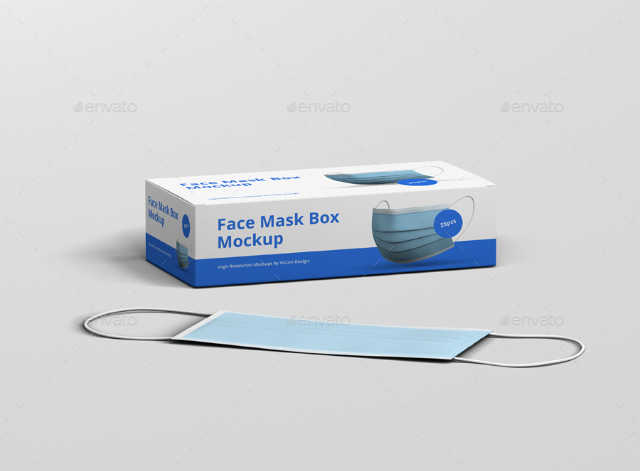 Download Face Mask Mockup Box Bundle by visconbiz | GraphicRiver