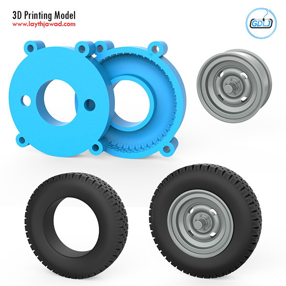 Vehicle Tire Mold - 3Docean 29378771