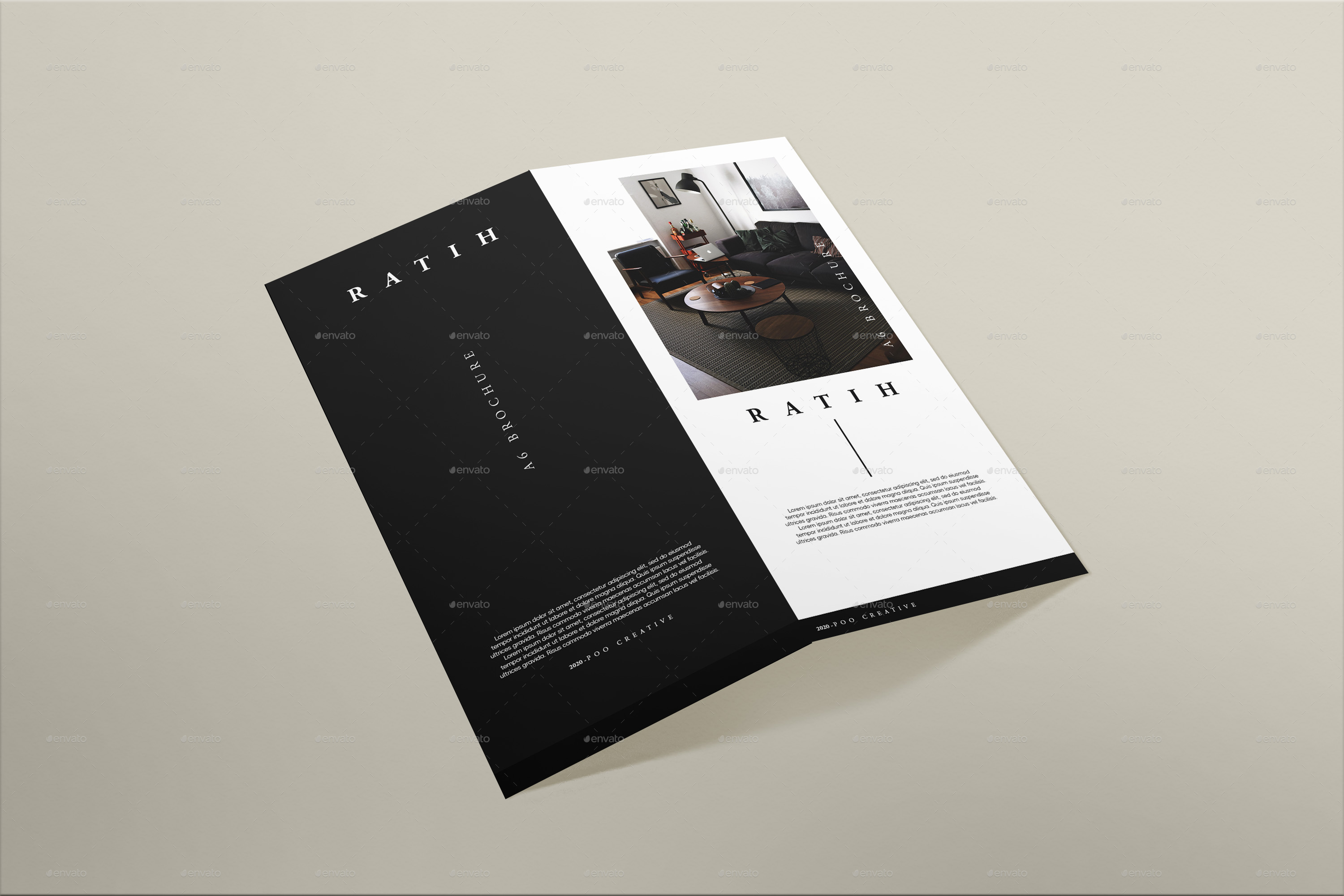 Ratih – DL Bifold Brochure Mockup[Photoshop][29384754]
