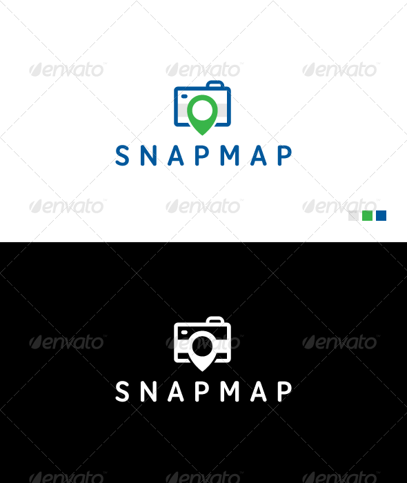 Snap Map - Logo Template - Objects Logo Templates