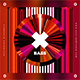 X Bass - Music Album Cover Abstract Artwork Template