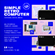 Simple Retro Computer Carousel Social Media Pack