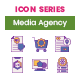 60 Media Agency Icons