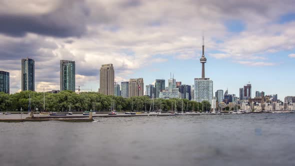 Toronto, Canada - Timelapse  - The Skyline of Toronto from the West