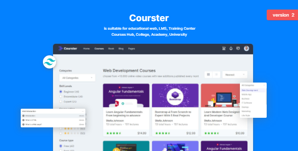 Super Courster - Educational Platform and Learning System Template
