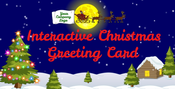 Interactive Christmas Greeting Card