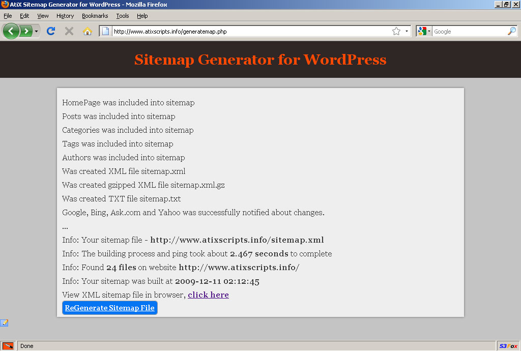 sitemap generator for wordpress google sitemap by atix codecanyon