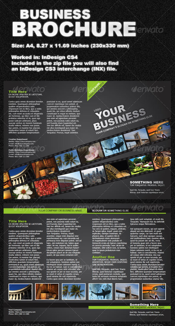 Green Business Brochure two-fold - Corporate Brochures
