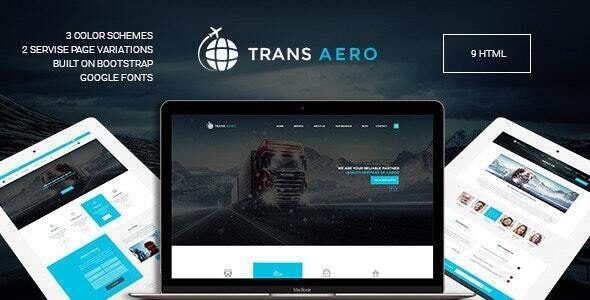 TransAero - Logistics - ThemeForest 13509360