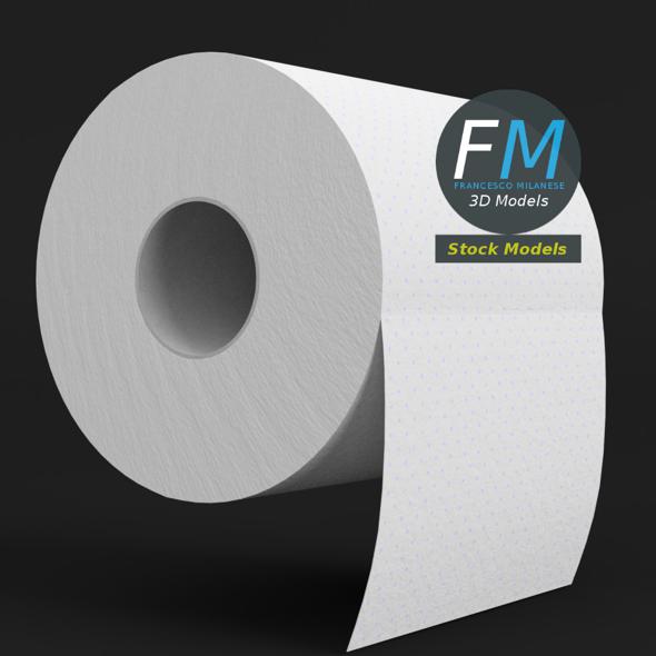 Toilet paper 1 - 3Docean 29422575