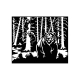 Grizzly Bear - Forest Landscape Wildlife