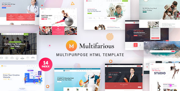 Multifarious - Multipurpose - ThemeForest 27210595