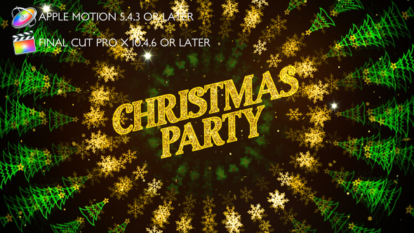 Christmas Party Invitation - Apple Motion