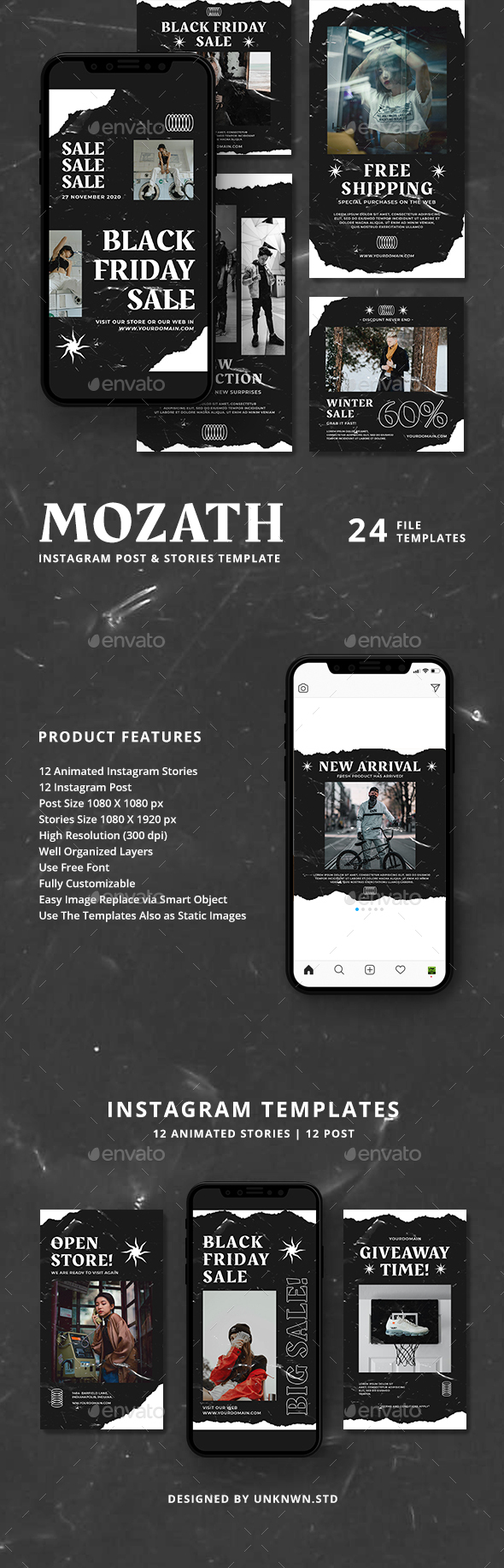 [DOWNLOAD]Mozath Animated Instagram Templates