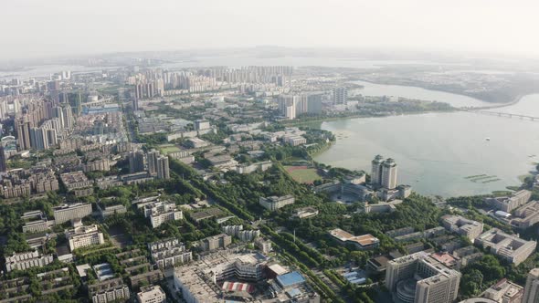 Aerial photography of Wuhan City alt
