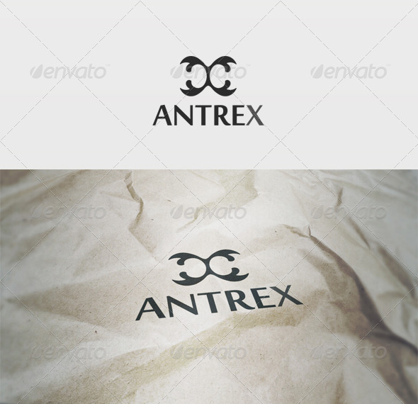 Antre X Logo - Letters Logo Templates
