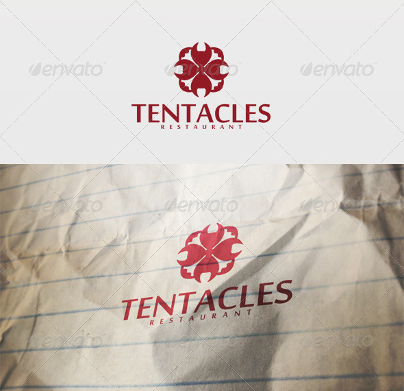 Tentacles Logo - Vector Abstract