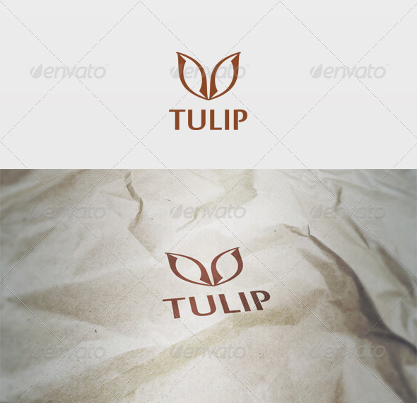 Tulip Logo - Vector Abstract