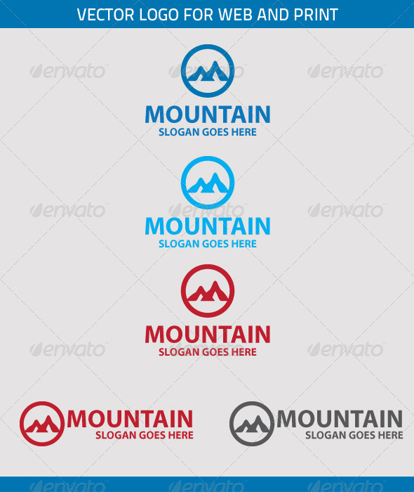 Mountain Logo Template - Nature Logo Templates
