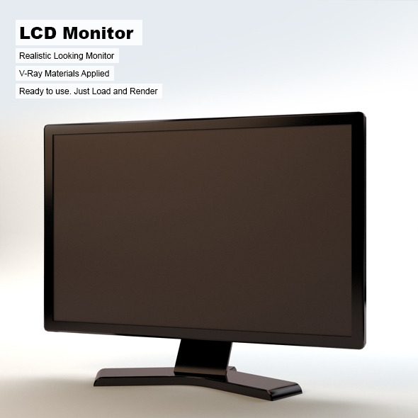 LCD Monitor - 3Docean 2710477